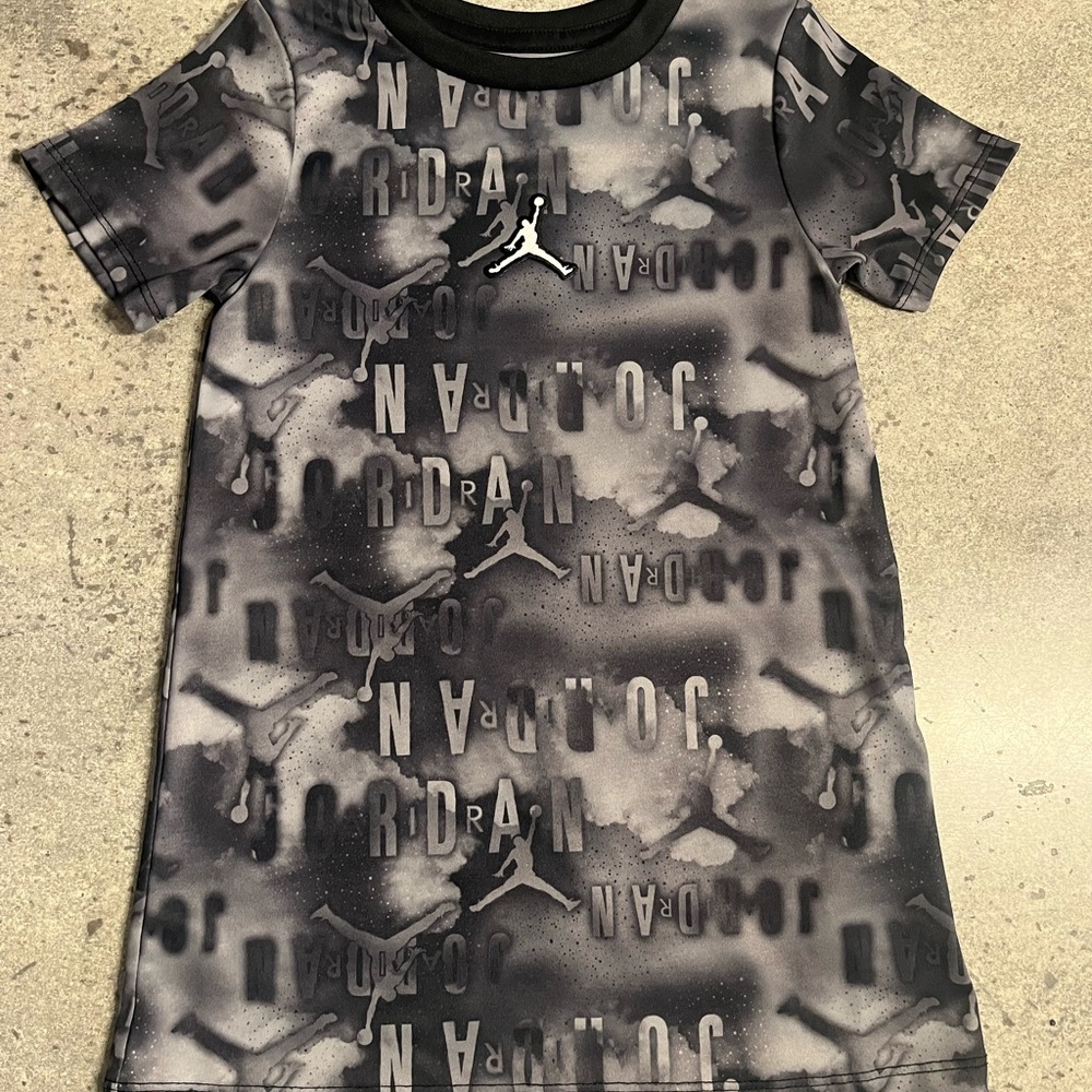 Jordan Kids Casual Dress - Black and Gray